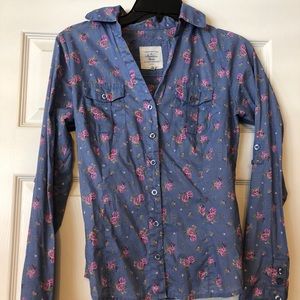 American Eagle floral bottom down